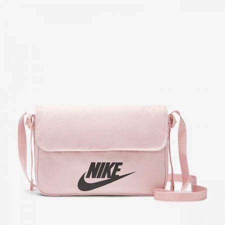 Bolsas Tipo Bandolera Nike Mujer | Sportswear Futura 365 Bolsa tipo bandolera Pink Glaze/Pink Glaze/Negro