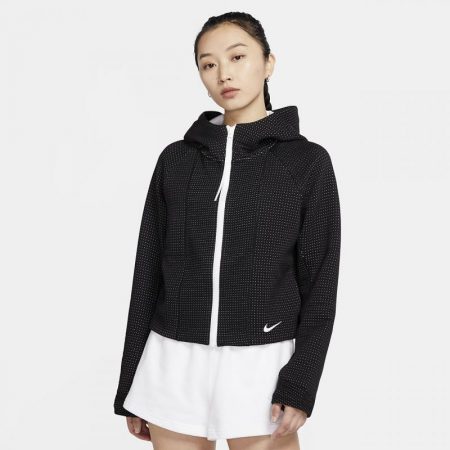 Chándales Nike Mujer | Sportswear Engineered Tech Fleece Sudadera con capucha y cremallera completa Negro
