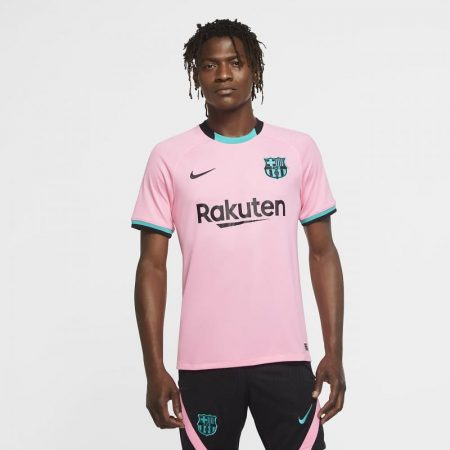 Equipaciones Y Camisetas Nike Hombre | Tercera equipación Stadium FC Barcelona 2020/21 Camiseta de fútbol Pink Beam/Negro