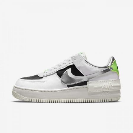 Lifestyle Zapatillas Nike Mujer | Air Force 1 Shadow Zapatillas Blanco/Summit White/Green Strike/Plata metalizado