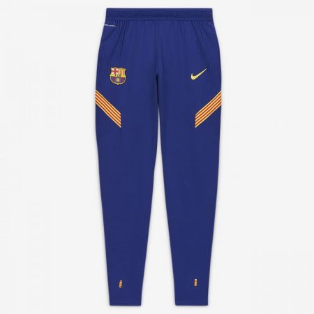 Pantalones Y Mallas Nike Hombre | FC Barcelona VaporKnit Strike Pantalón de fútbol Deep Royal Blue/Amarillo/Amarillo