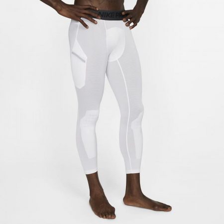 Pantalones Y Mallas Nike Hombre | Pro Mallas de baloncesto de 3/4 Blanco/Negro