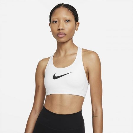 Sujetadores Deportivos Nike Mujer | Victory Shape Sujetador deportivo de sujeción alta Blanco/Blanco/Negro