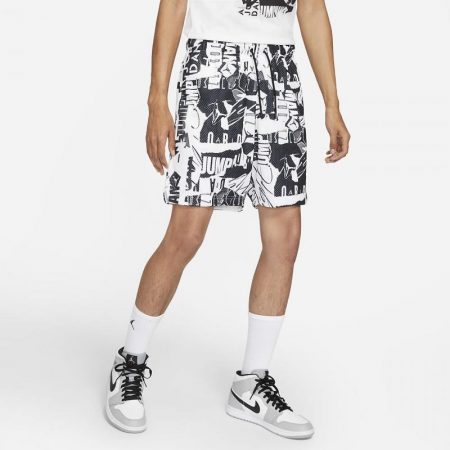 Conjuntos Nike Hombre | Jordan Essentials Pantalón corto de malla con estampado Blanco/Gym Red